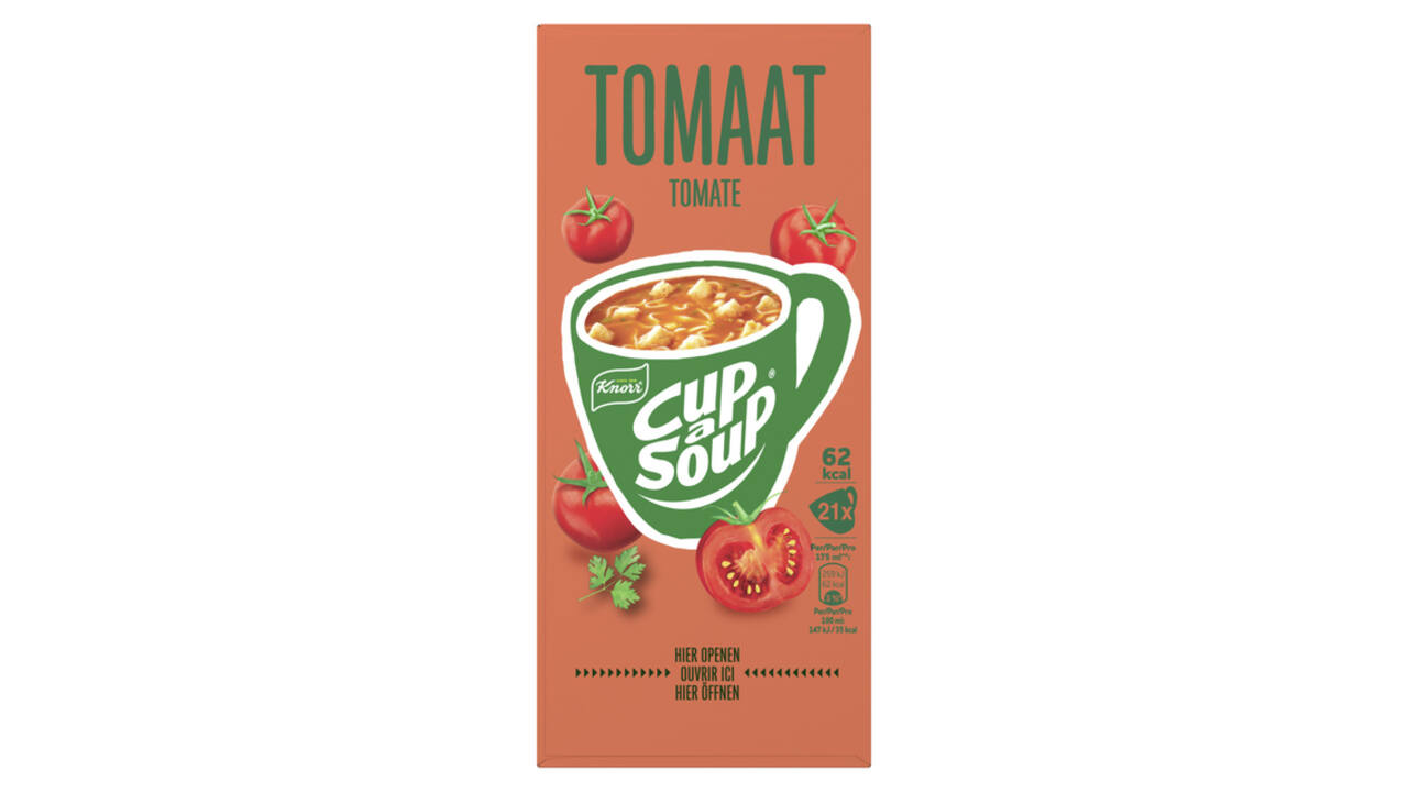 Cup-a-Soup Knorr tomaat 21x175ml