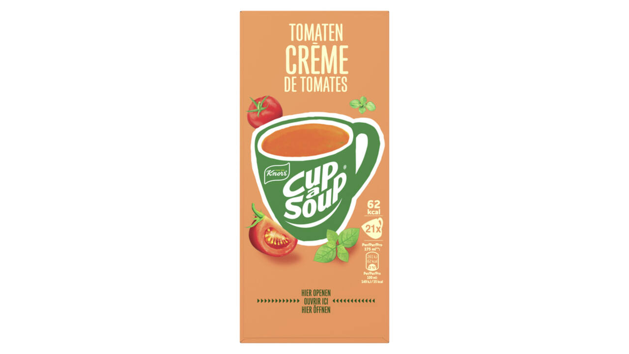 Cup-a-Soup Knorr tomaten crème 21x175ml