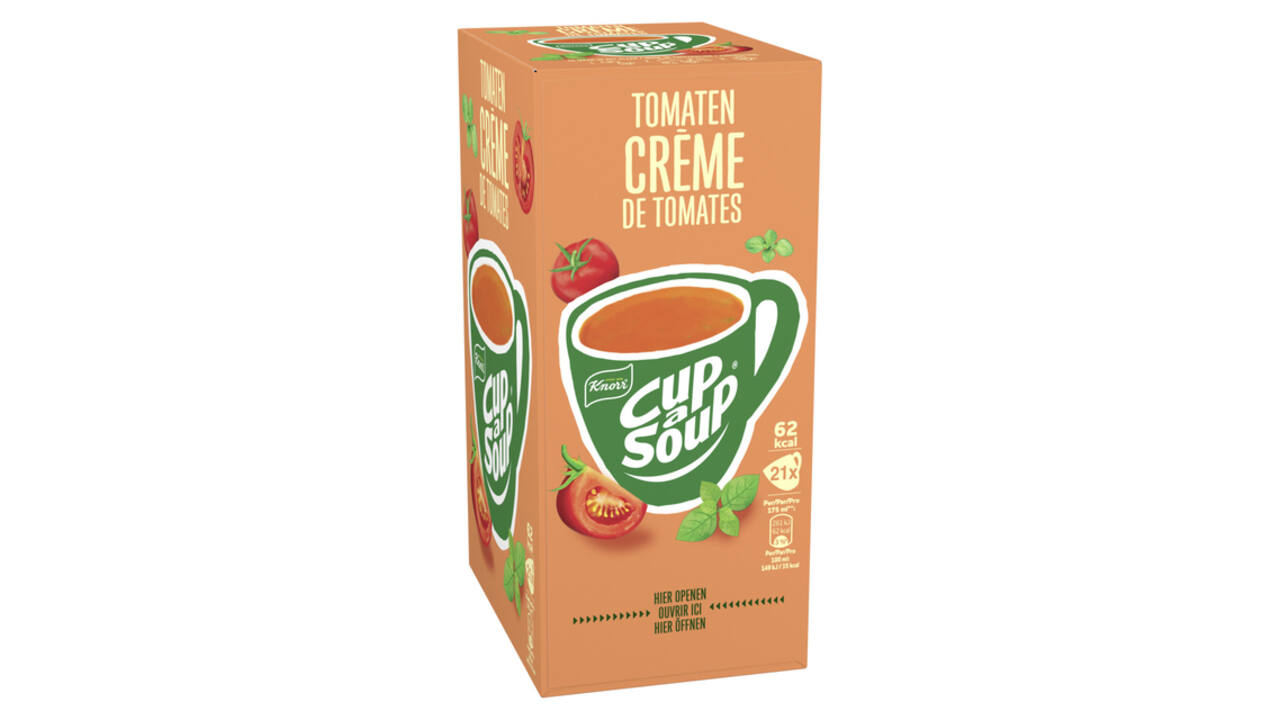 Cup-a-Soup Knorr tomaten crème 21x175ml