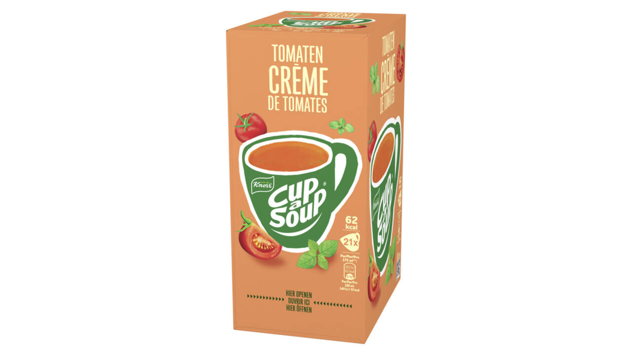 Cup-a-Soup Knorr tomaten crème 21x175ml