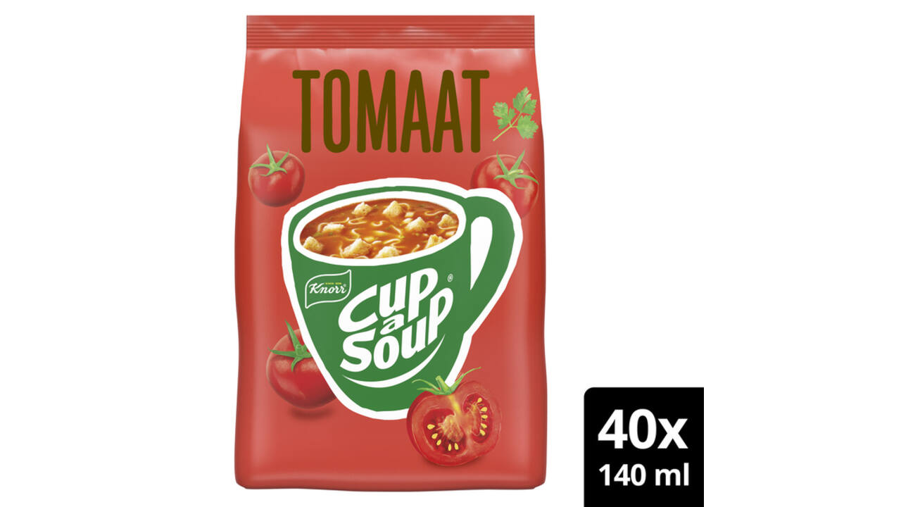 Cup-a-Soup Knorr machinezak tomaat 140ml