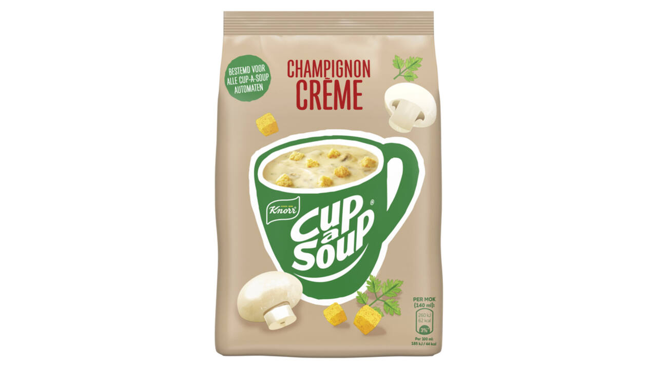 Cup-a-Soup Knorr machinezak champignon crème 140ml