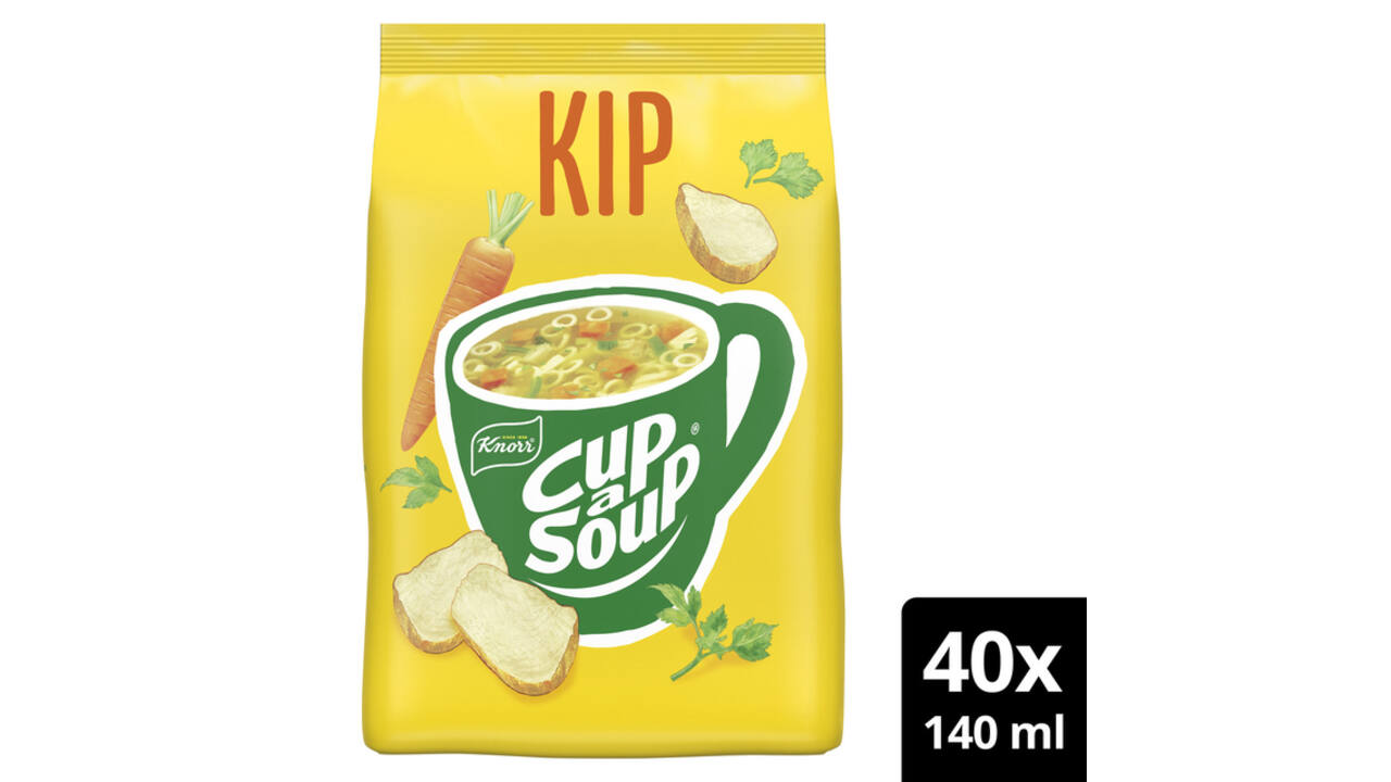 Cup-a-Soup Knorr machinezak kip 140ml