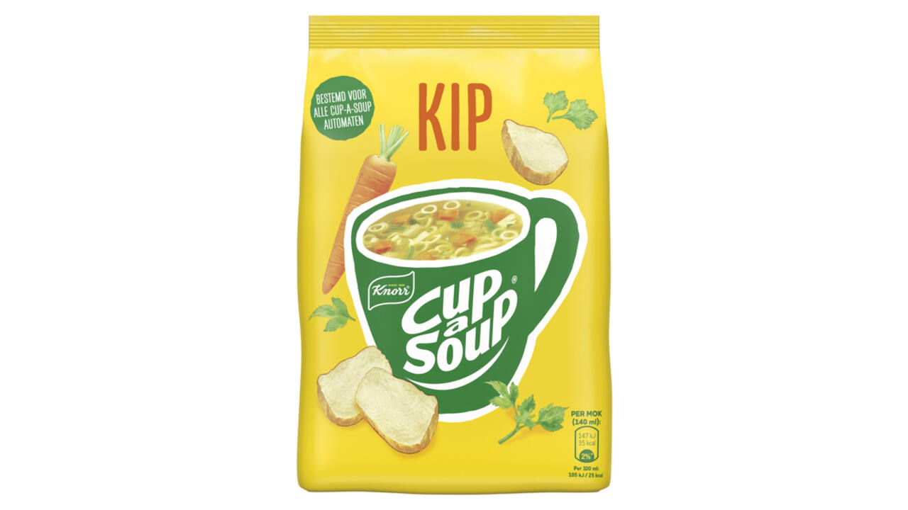 Cup-a-Soup Knorr machinezak kip 140ml