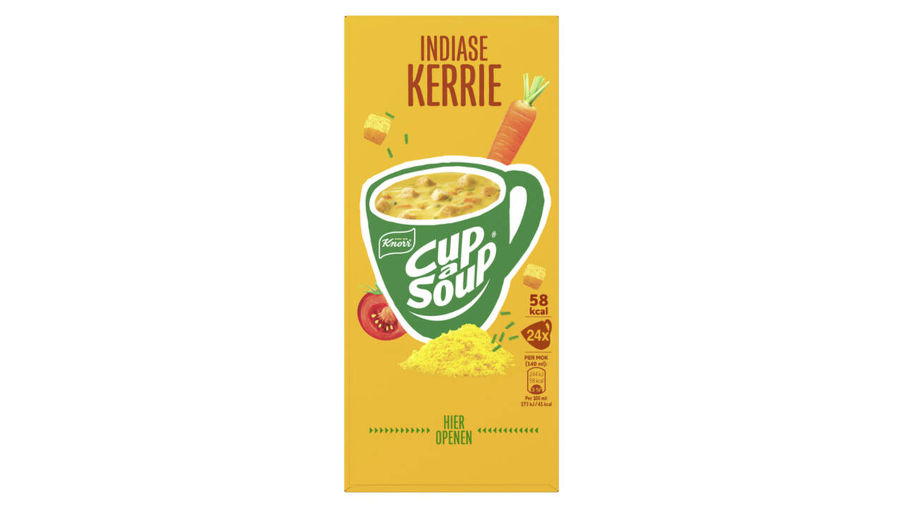 Cup-a-Soup Knorr Indiase kerrie 24x140ml