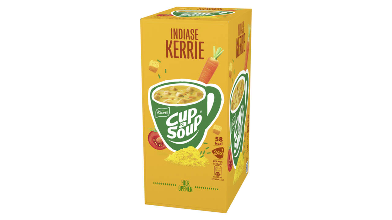Cup-a-Soup Knorr Indiase kerrie 24x140ml
