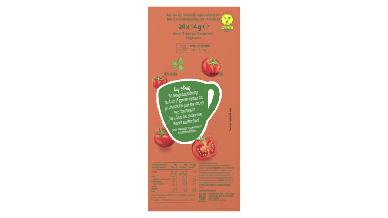 Cup-a-Soup Knorr tomaat 24x140ml