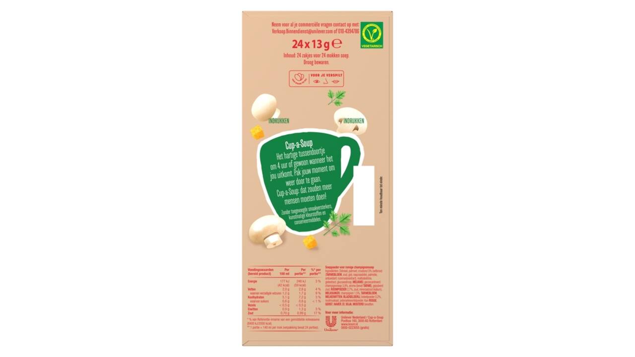 Cup-a-Soup Knorr champignon crème 24x140ml