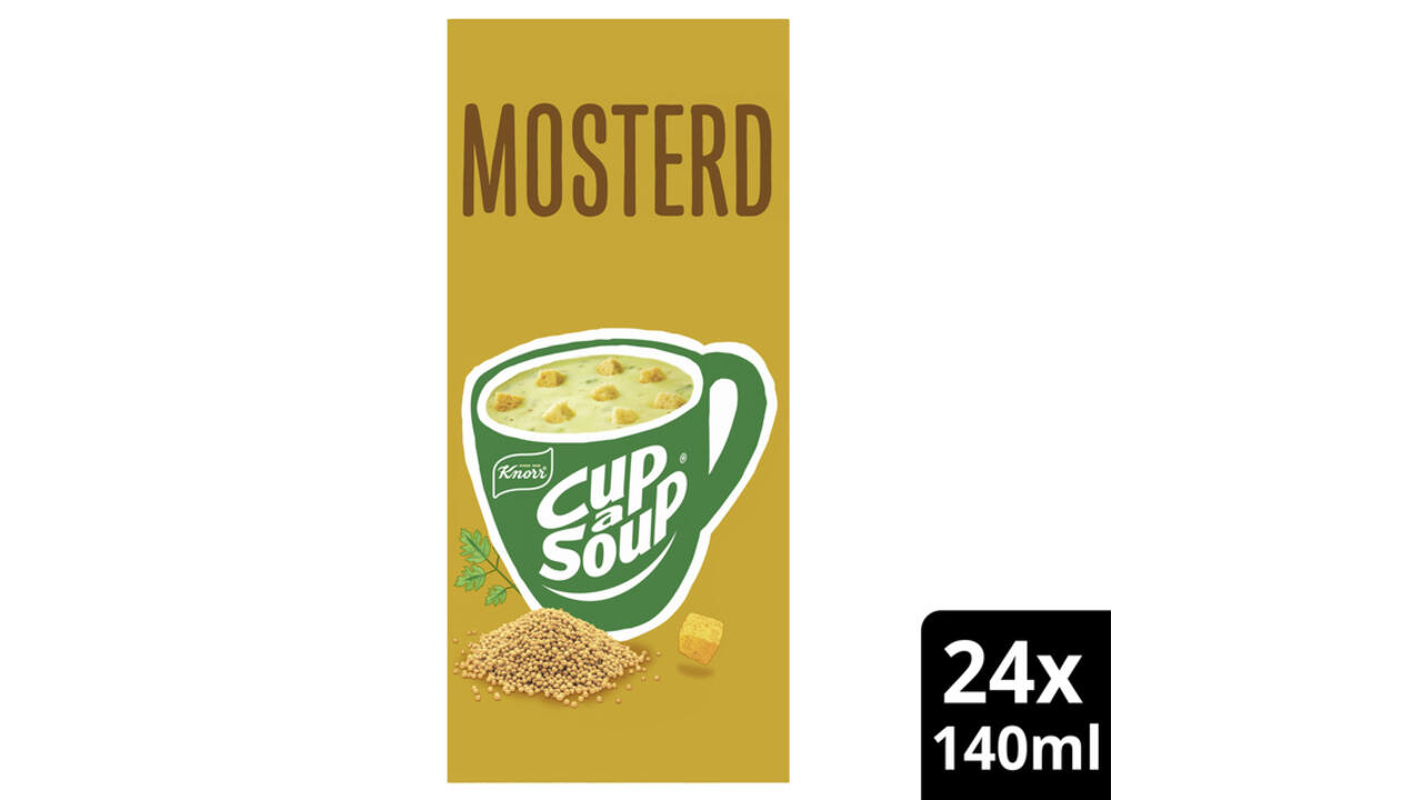 Cup-a-Soup Knorr mosterd 24x140ml
