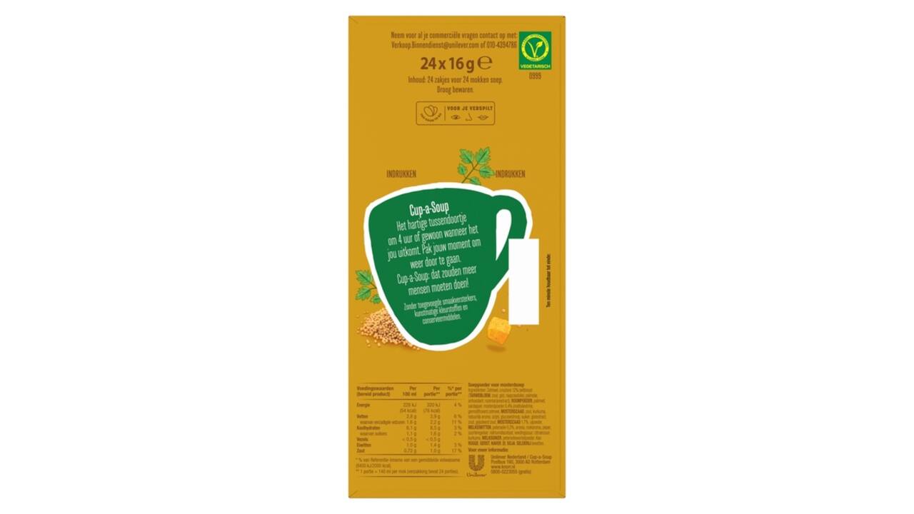 Cup-a-Soup Knorr mosterd 24x140ml