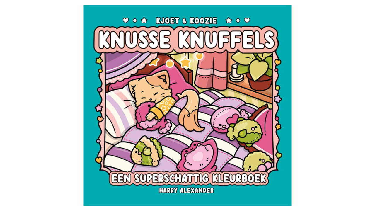 Kleurboek MUS Kjoet & Koozie Knusse knuffels