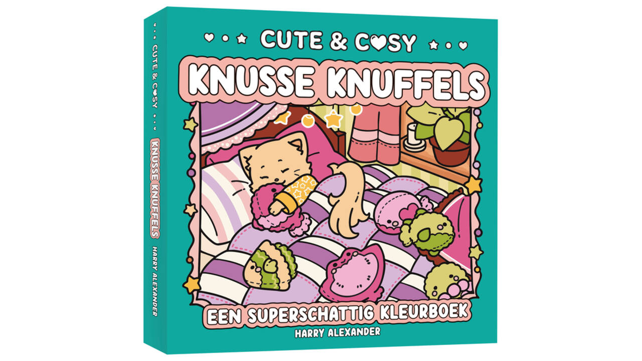 Kleurboek MUS Kjoet & Koozie Knusse knuffels