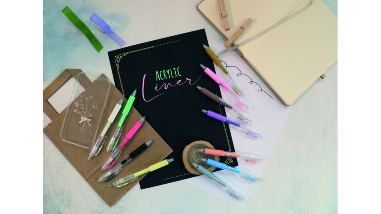 Acrylliner Online classic assorti 6 stuks
