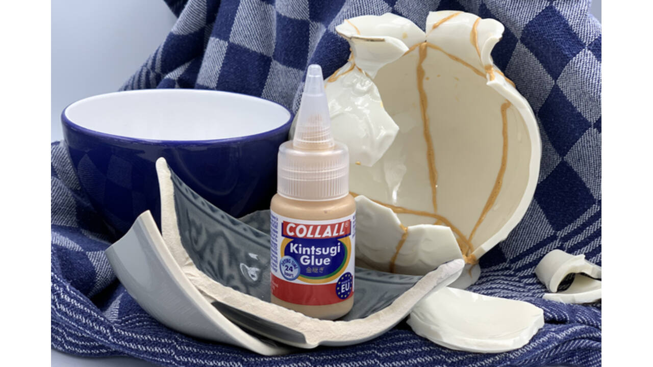 Kintsugi lijm Collall 25 ml met finetip dop