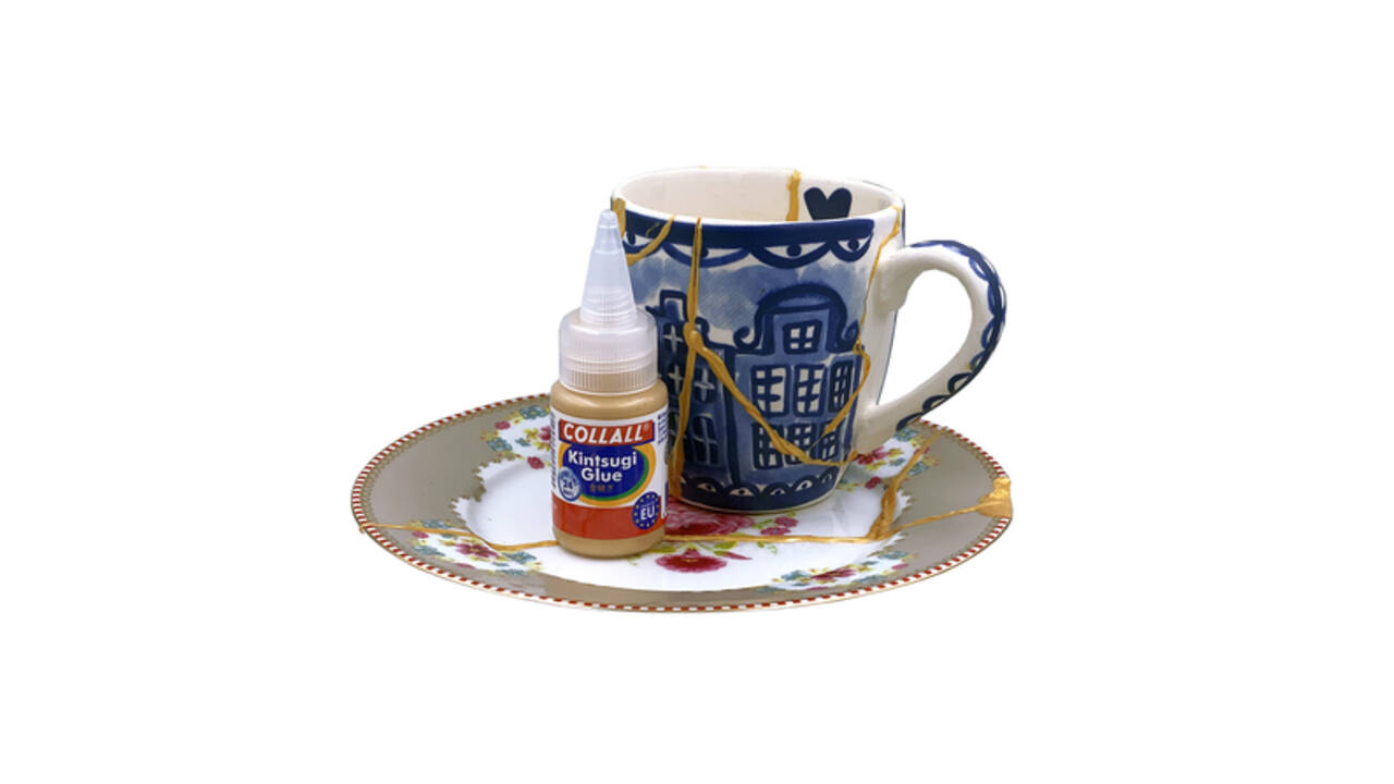 Kintsugi lijm Collall 25 ml met finetip dop