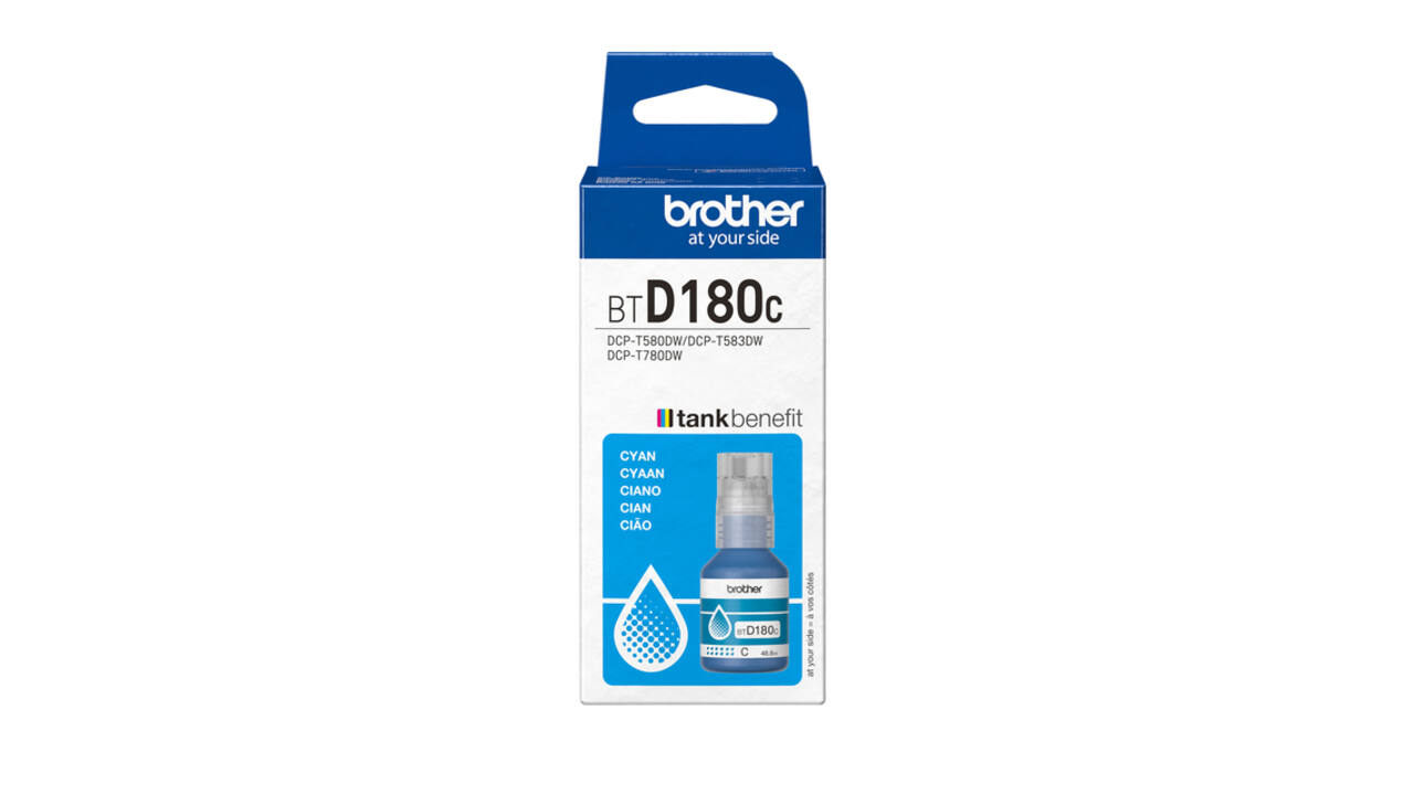 Navulinkt Brother BT-D180C blauw