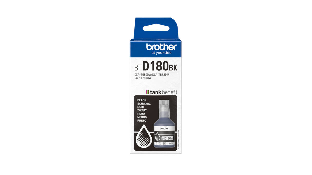 Navulinkt Brother BT-D180BK zwart