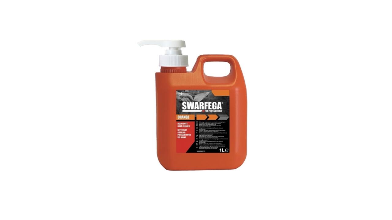 Handreiniger SCJ Swarfega Orange 1 liter met pomp