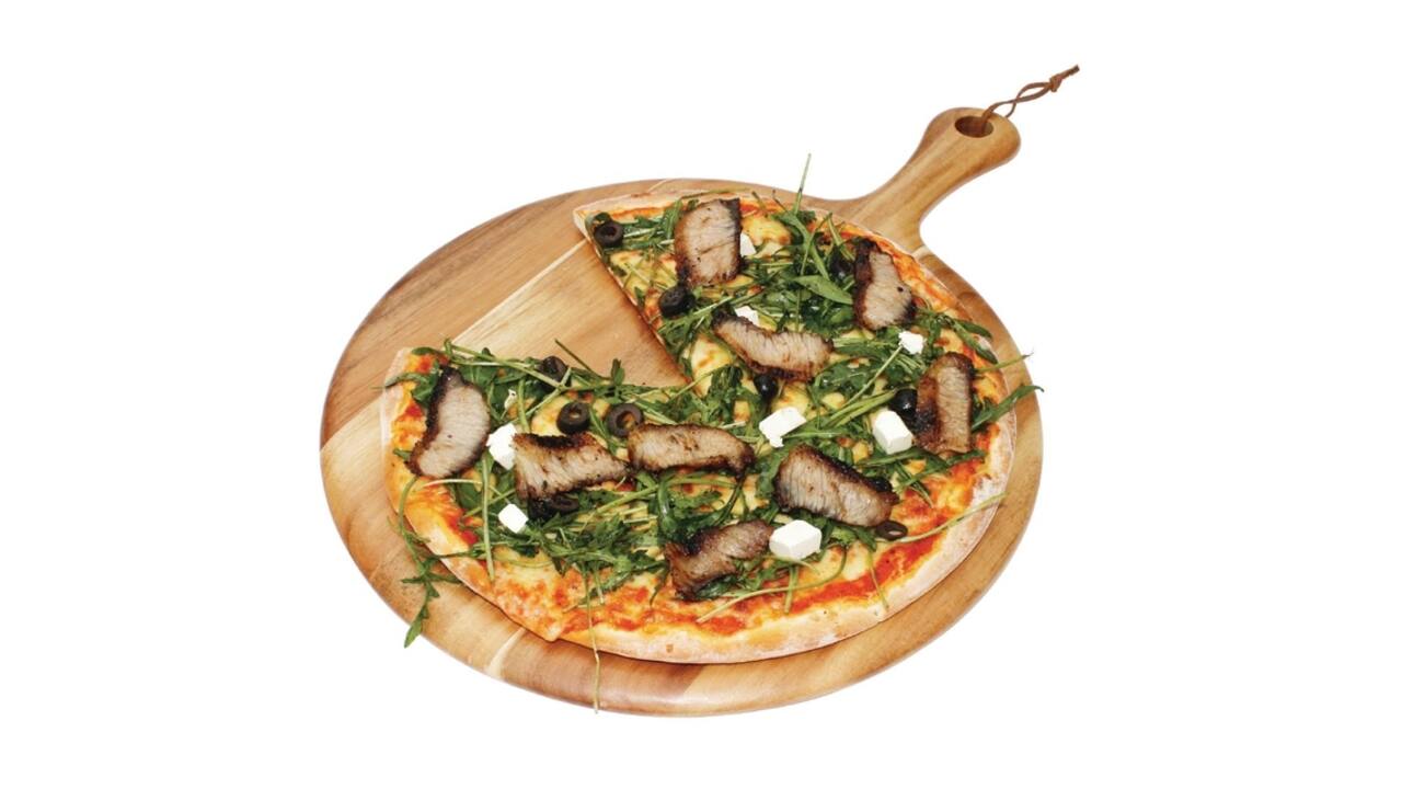 Plank Olympia acaciahout rond Ø33cm