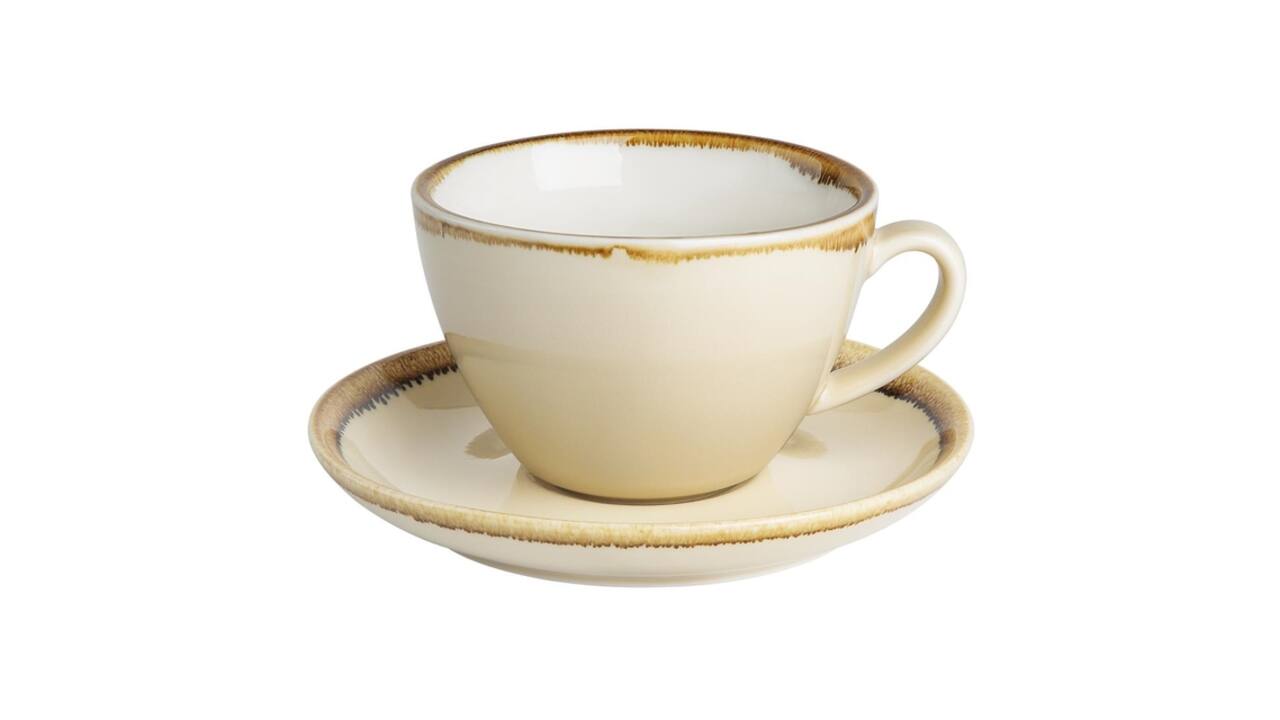Cappuccinokopje Olympia Kiln 340ml 6 stuks zandsteen