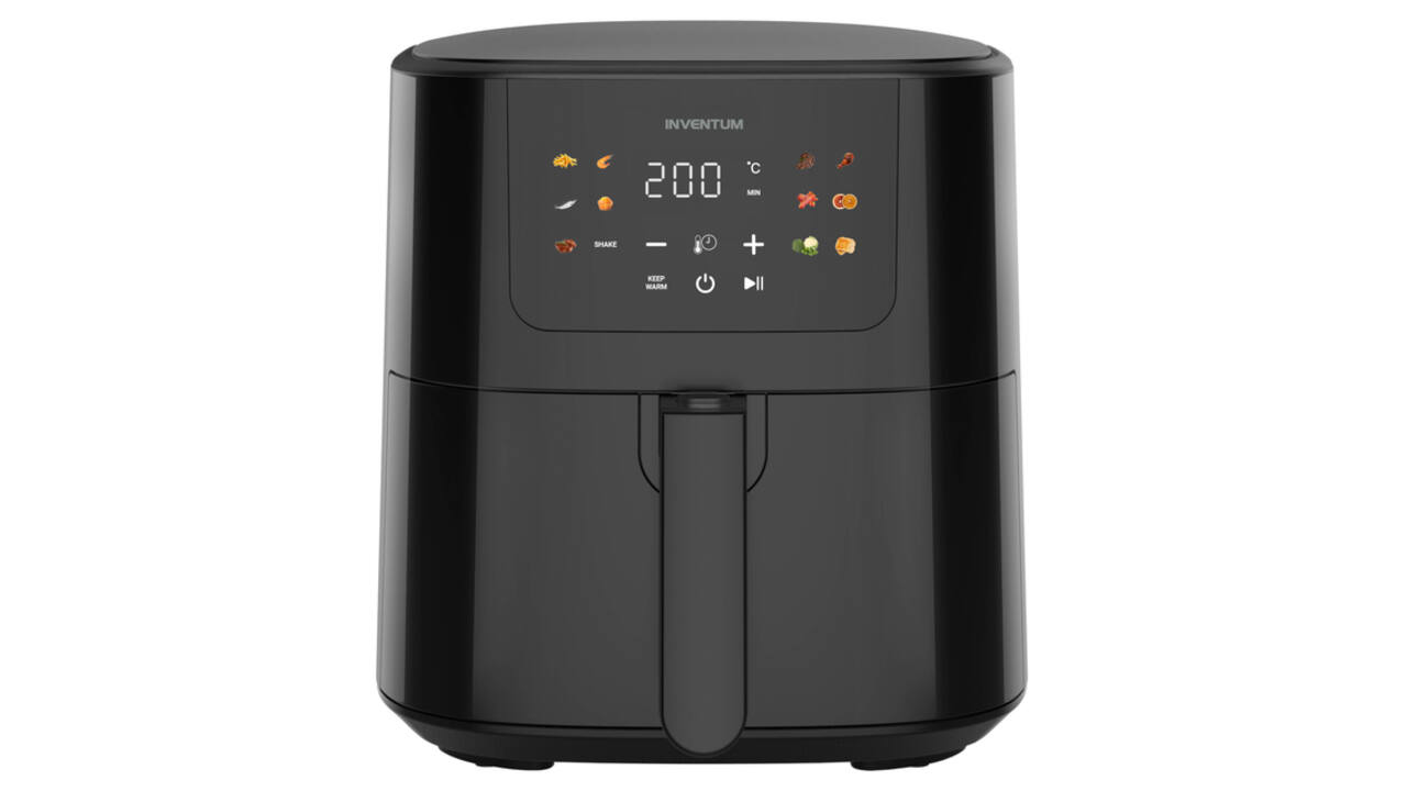 Airfryer Inventum 5 liter 1500watt zwart