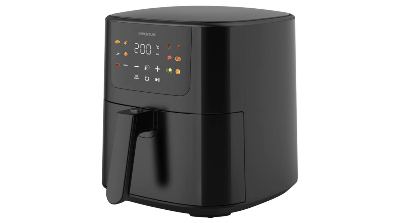 Airfryer Inventum 5 liter 1500watt zwart