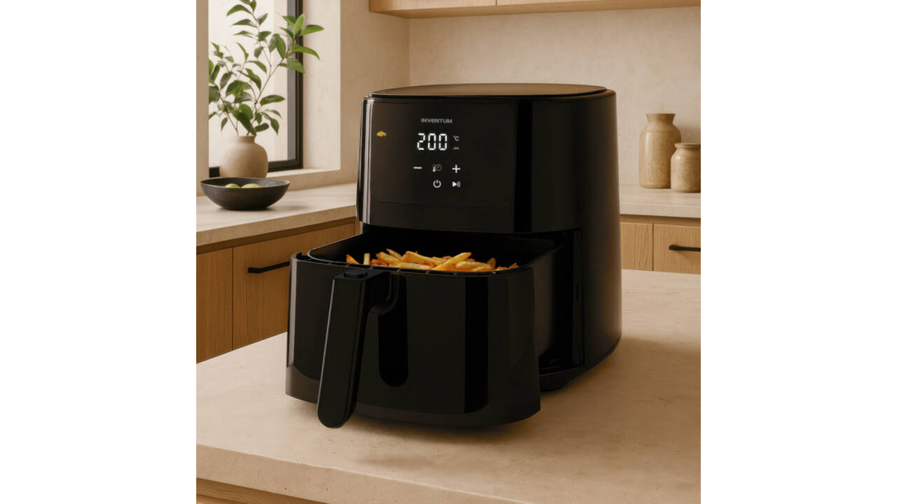 Airfryer Inventum 5 liter 1500watt zwart