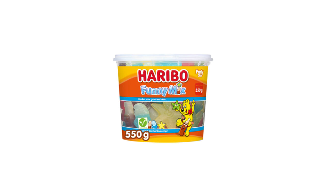Snoep Haribo Funny Mix 550gr