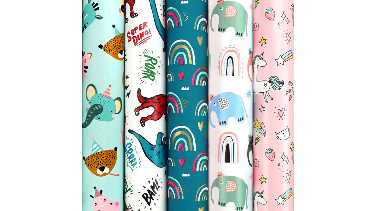 Inpakpapier Rotolux Rosie 200x70cm assorti
