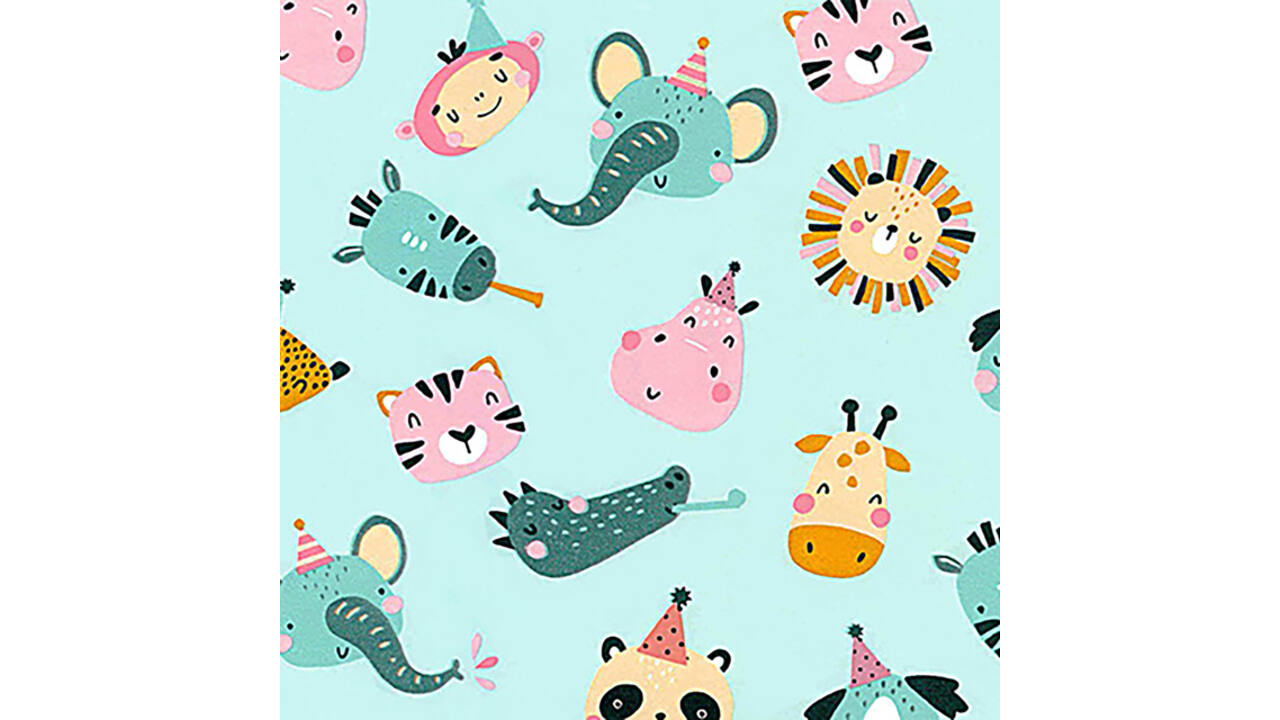 Inpakpapier Rotolux Rosie 200x70cm assorti