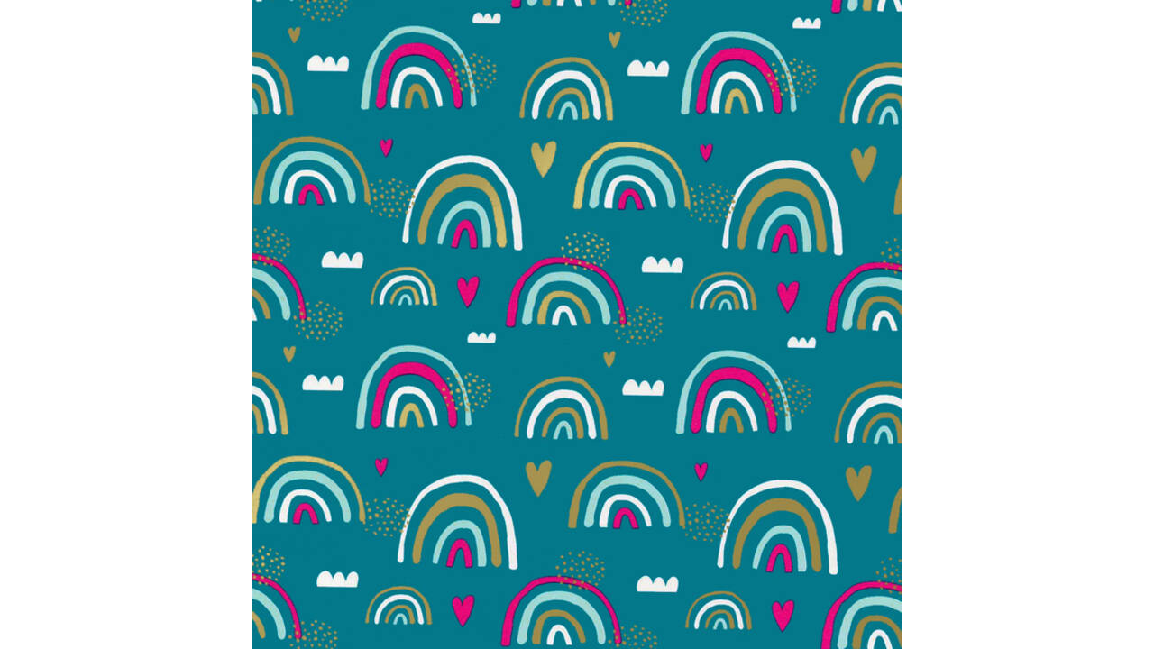 Inpakpapier Rotolux Rosie 200x70cm assorti