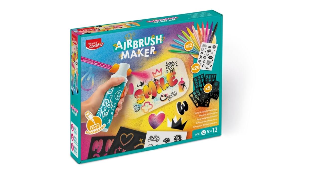 Airbrush Maker Maped Creativ set à 27 delen