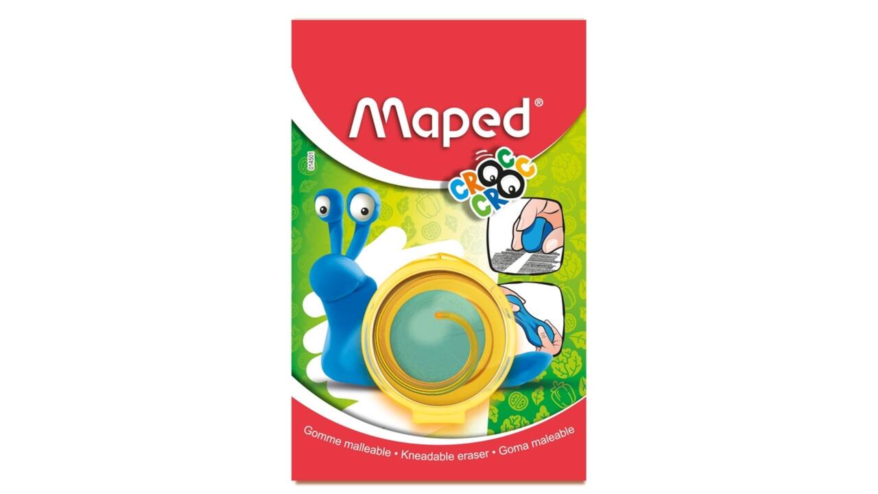 Kneedgum Maped Croc Croc blister à 1 stuk blauw