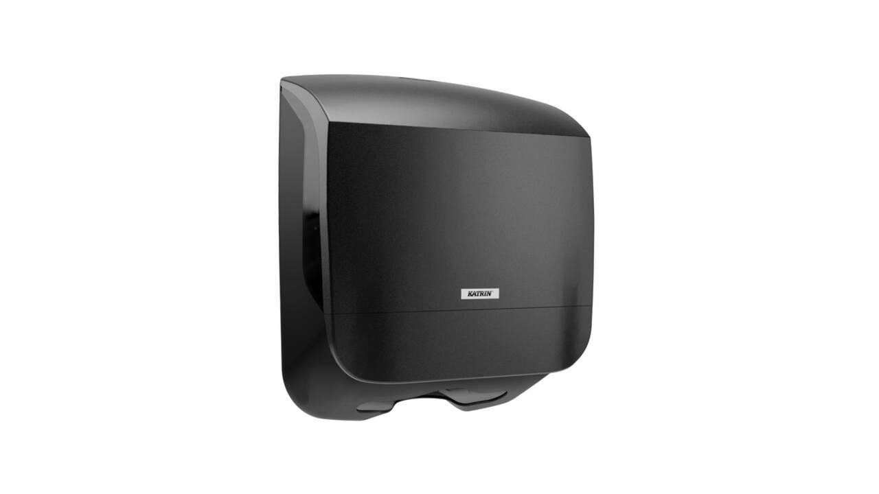 Handdoekdispenser Katrin klein zwart 88966