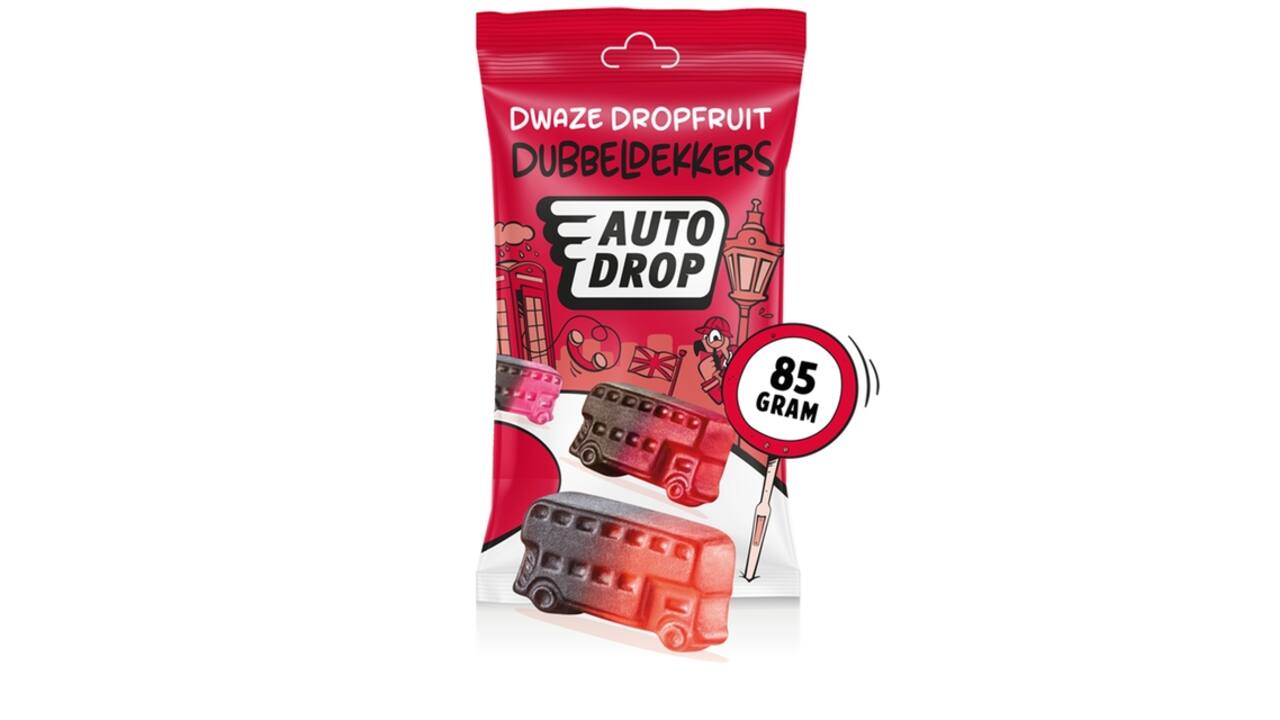 Autodrop dubbeldekkers zak 85 gram
