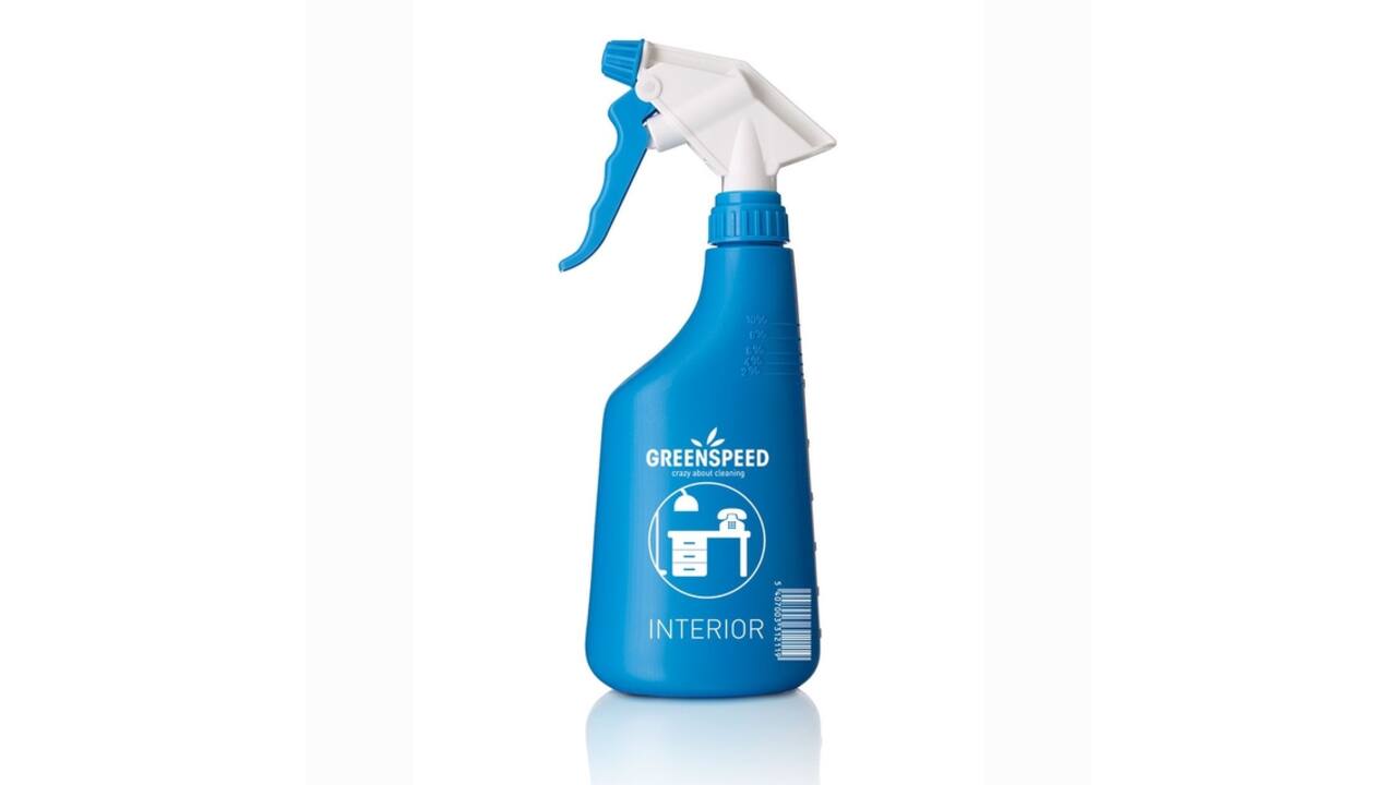 Sprayflacon Greenspeed interieur 650ml leeg blauw