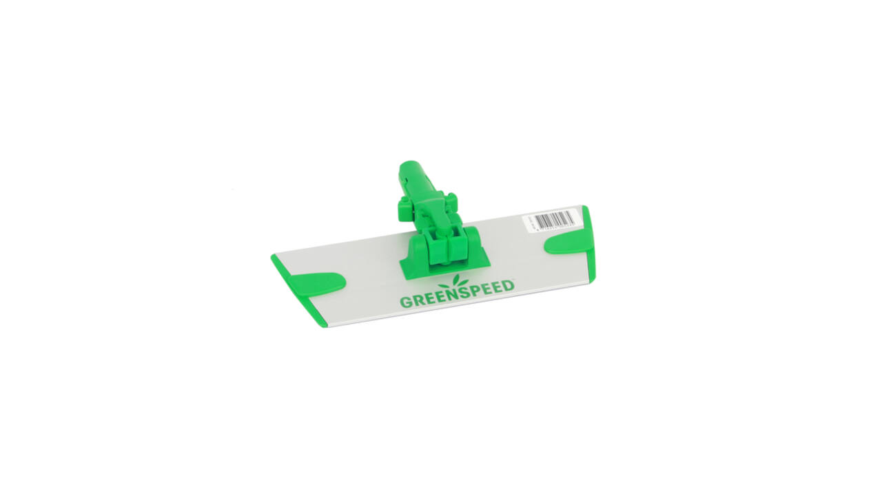 Vlakmopplaat Greenspeed Q-line Velcro 23cm groen