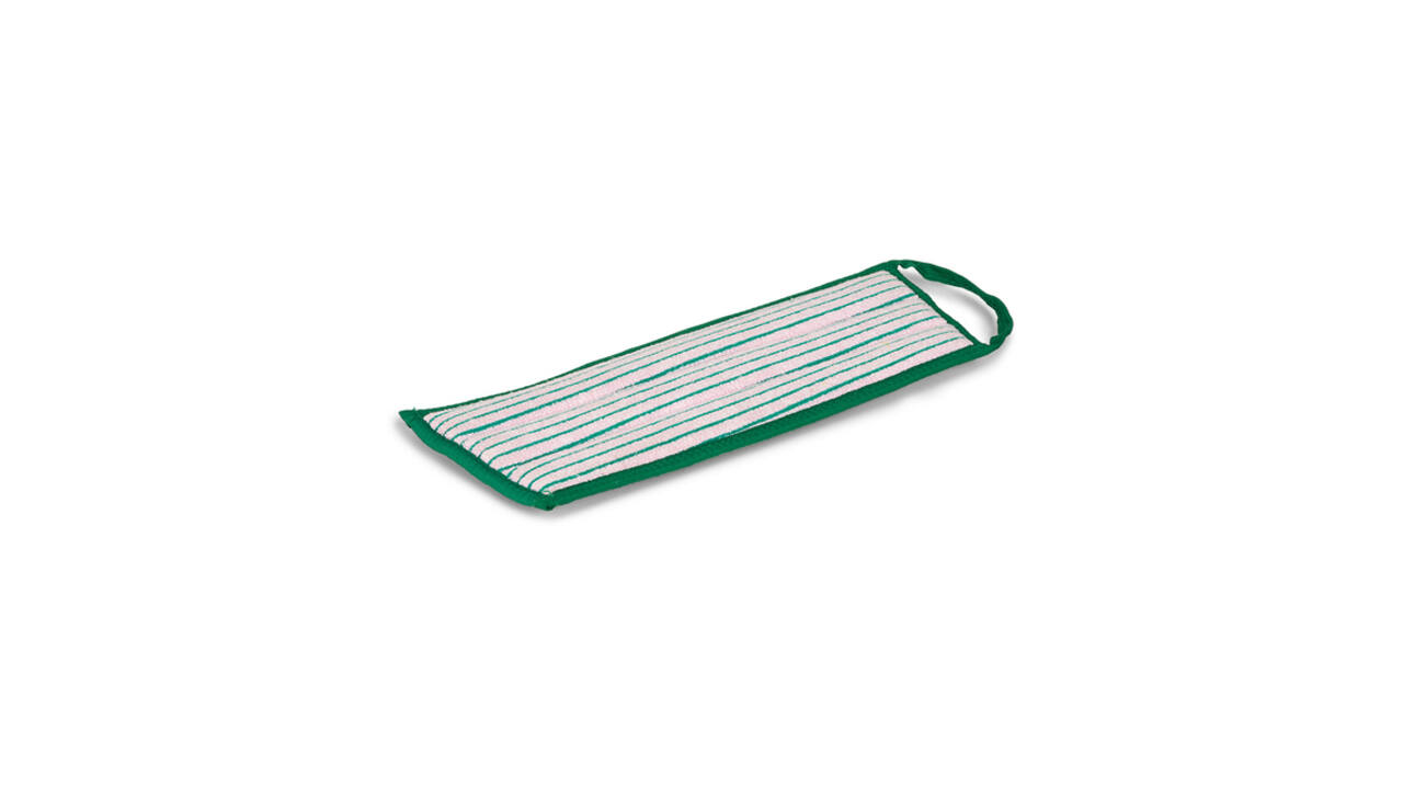 Vlakmop Greenspeed Velcro microvezel multifunctioneel 30cm groen