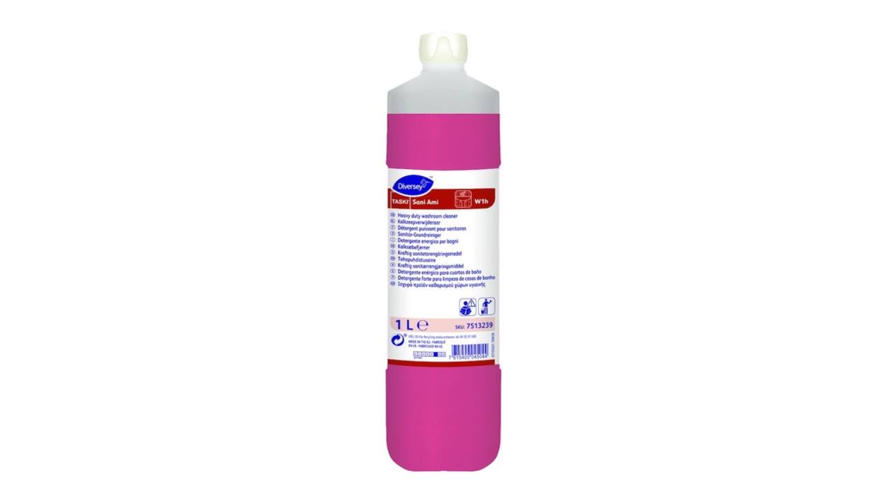 Sanitairreiniger Taski Sani Ami kalkzeepverwijderaar W1h 1 Liter