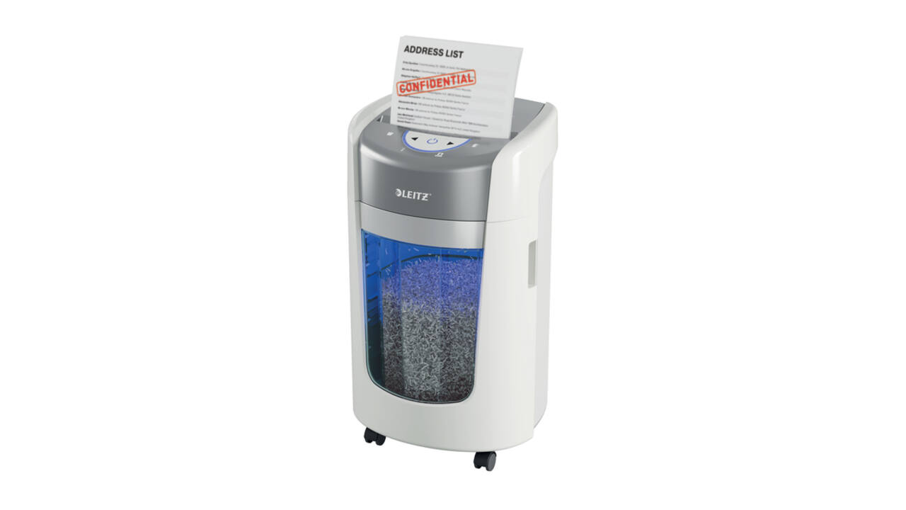 Papiervernietiger Leitz IQ OptiMax 225 Home Office P5 snippers 2x15mm