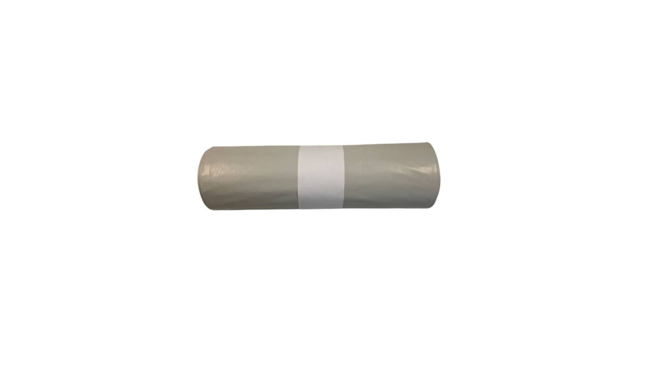 Afvalzak Propsac LDPE T100R 90x120cm 190L wit rol à 10 stuks