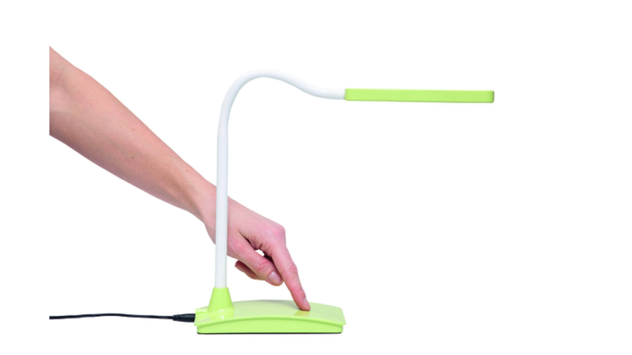 Bureaulamp MAUL Pearly LED dimbaar neon groen