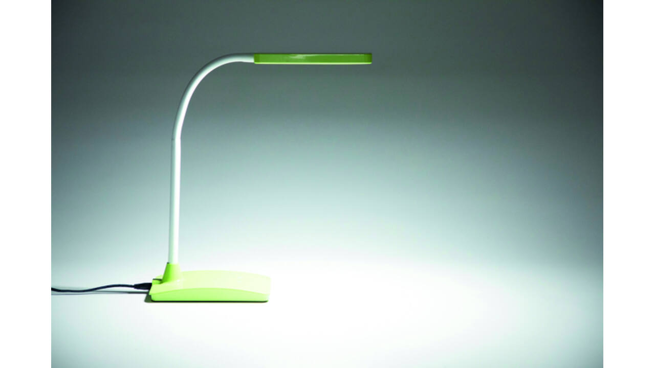 Bureaulamp MAUL Pearly LED dimbaar neon groen