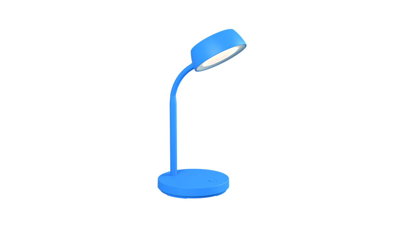 Bureaulamp MAUL Abby LED licht blauw