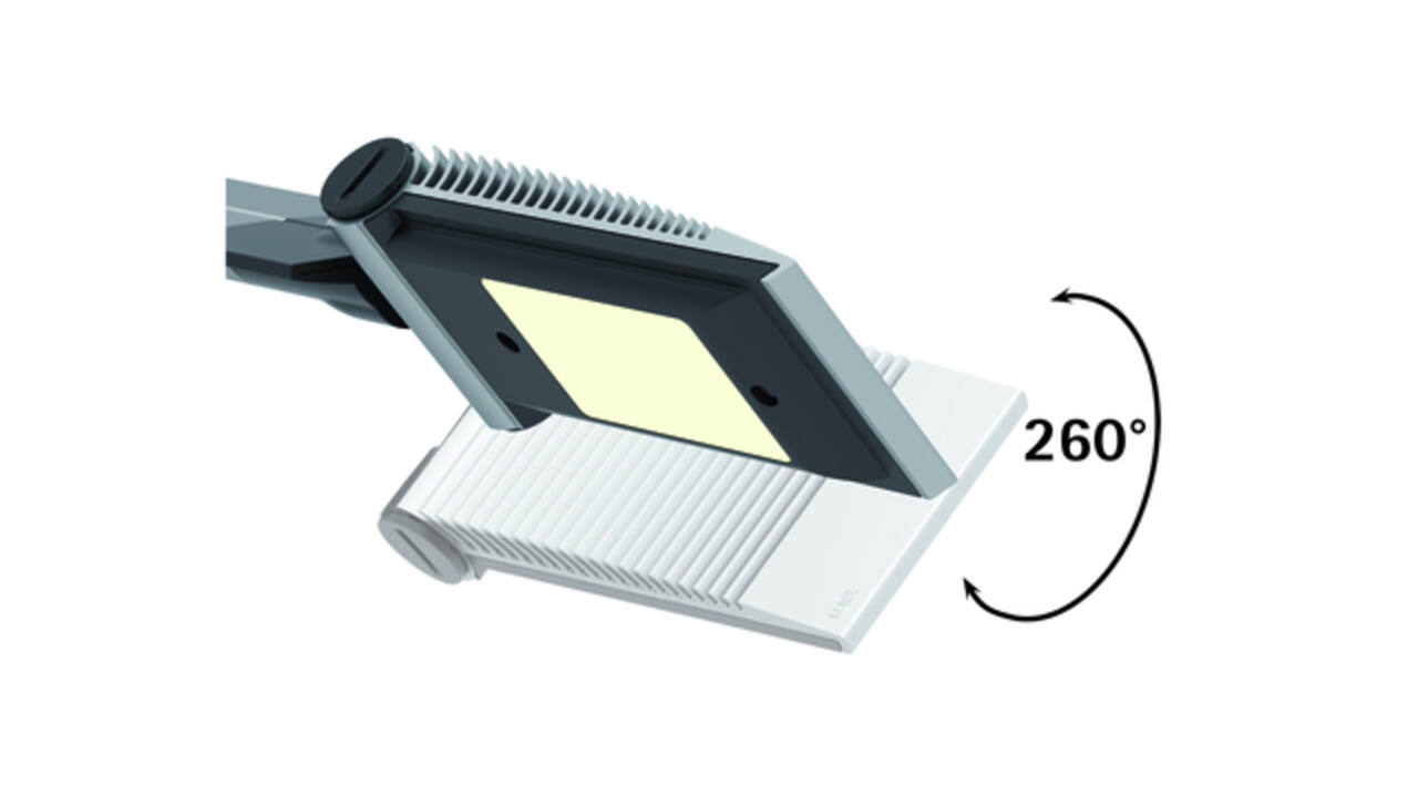 Bureaulamp MAUL Optimus LED dimbaar tafelklem antraciet
