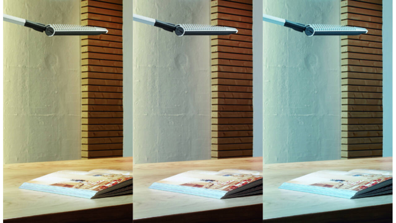 Bureaulamp MAUL Optimus LED dimbaar tafelklem antraciet