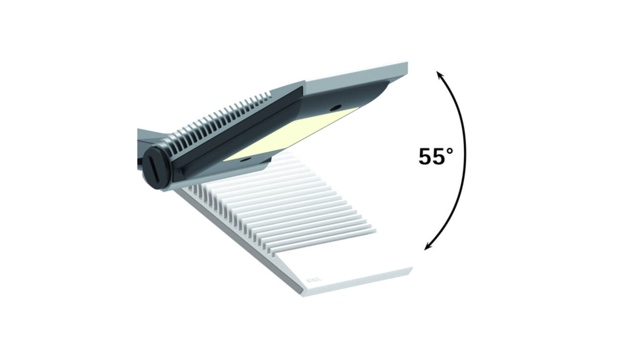 Bureaulamp MAUL Solaris LED zilver
