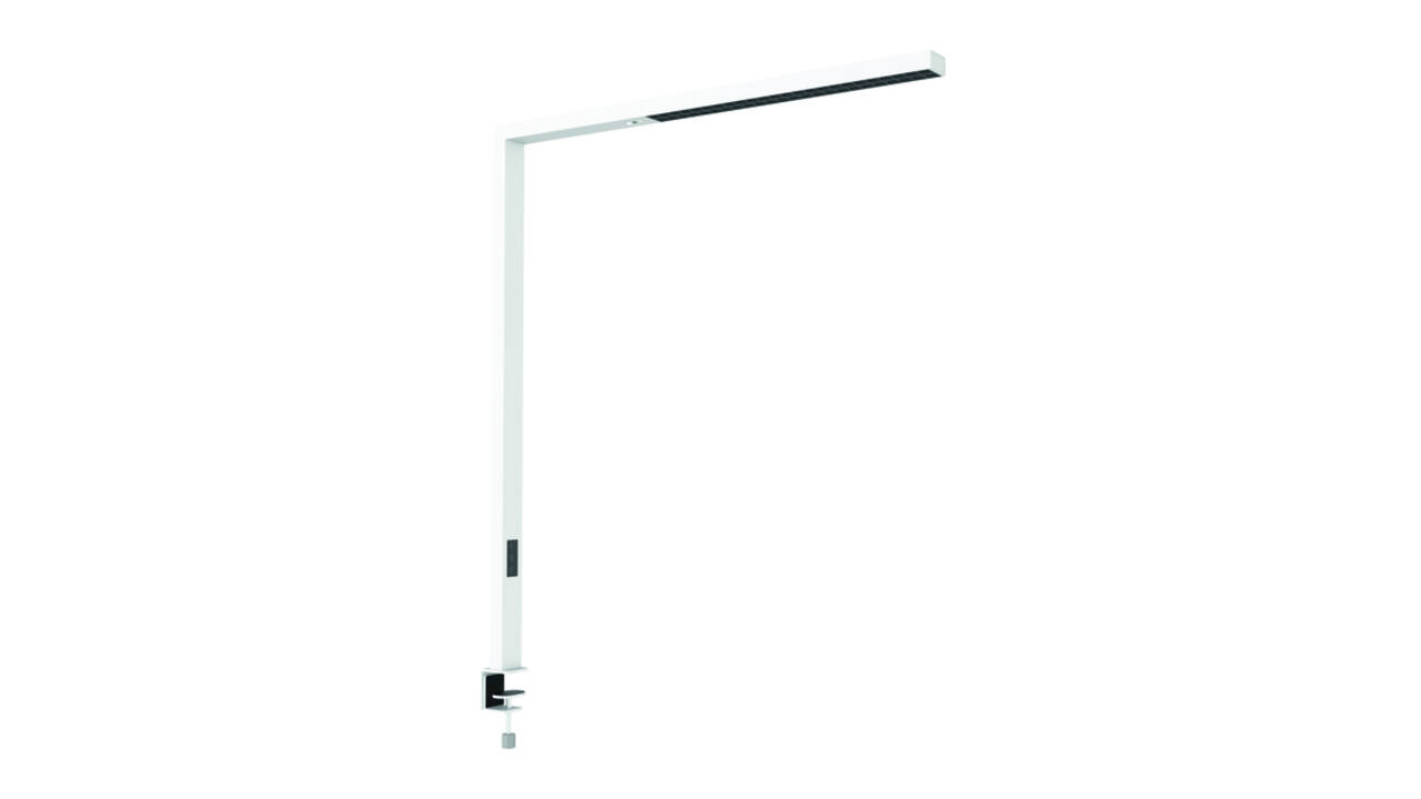 Werkpleklamp tafelklem MAUL Sirius LED beweging- daglichtsensor dimbaar wit