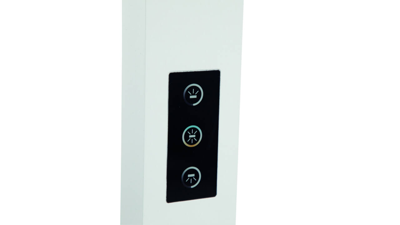 Werkpleklamp tafelklem MAUL Sirius LED beweging- daglichtsensor dimbaar wit