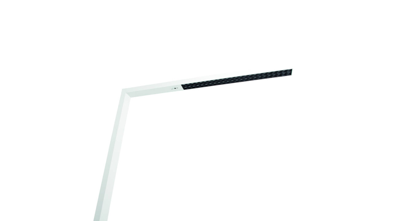 Werkpleklamp tafelklem MAUL Sirius LED beweging- daglichtsensor dimbaar wit